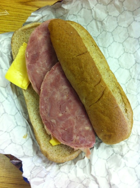 School Lunch Sandwich